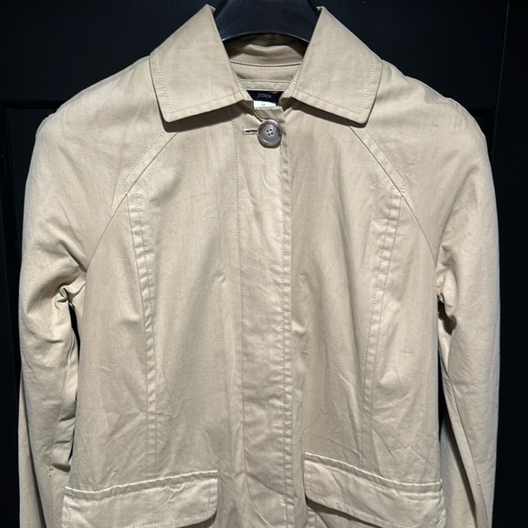 J. Crew, Classic Trench coat, Tan, Size Extra Small, Women’s, Used - Picture 1 of 12